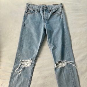 Levi’s denim straight leg jeans